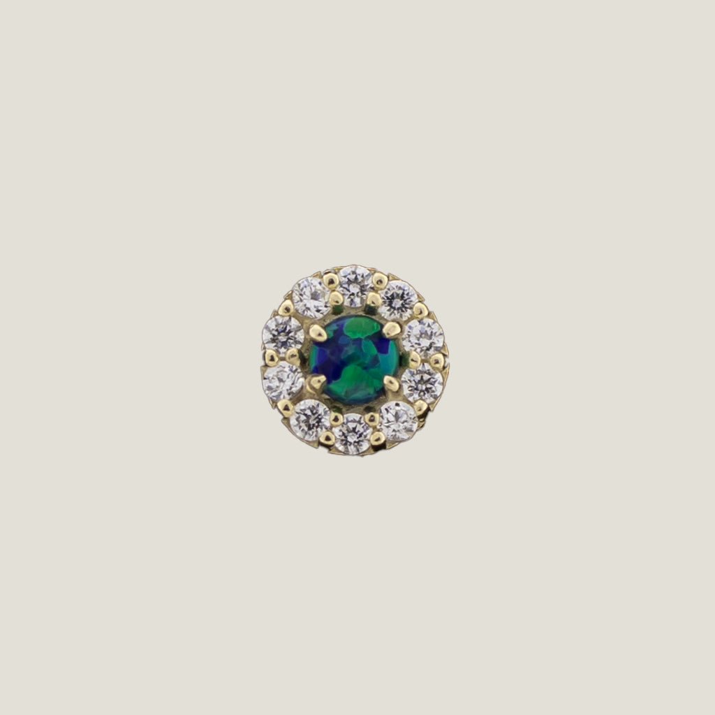 Liora - 14KT Gold Threadless End - Yellow Gold / 4mm
