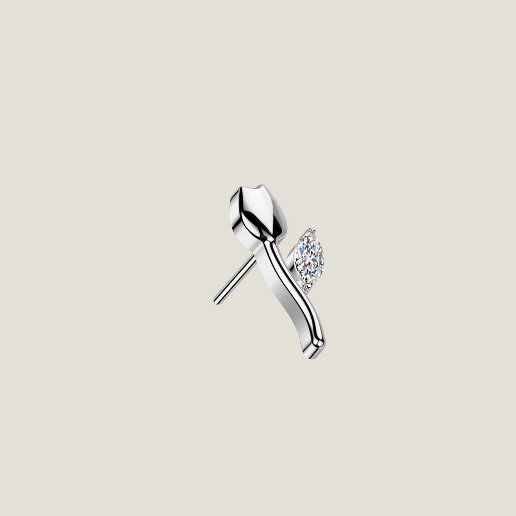 Tulip Stud Threadless End