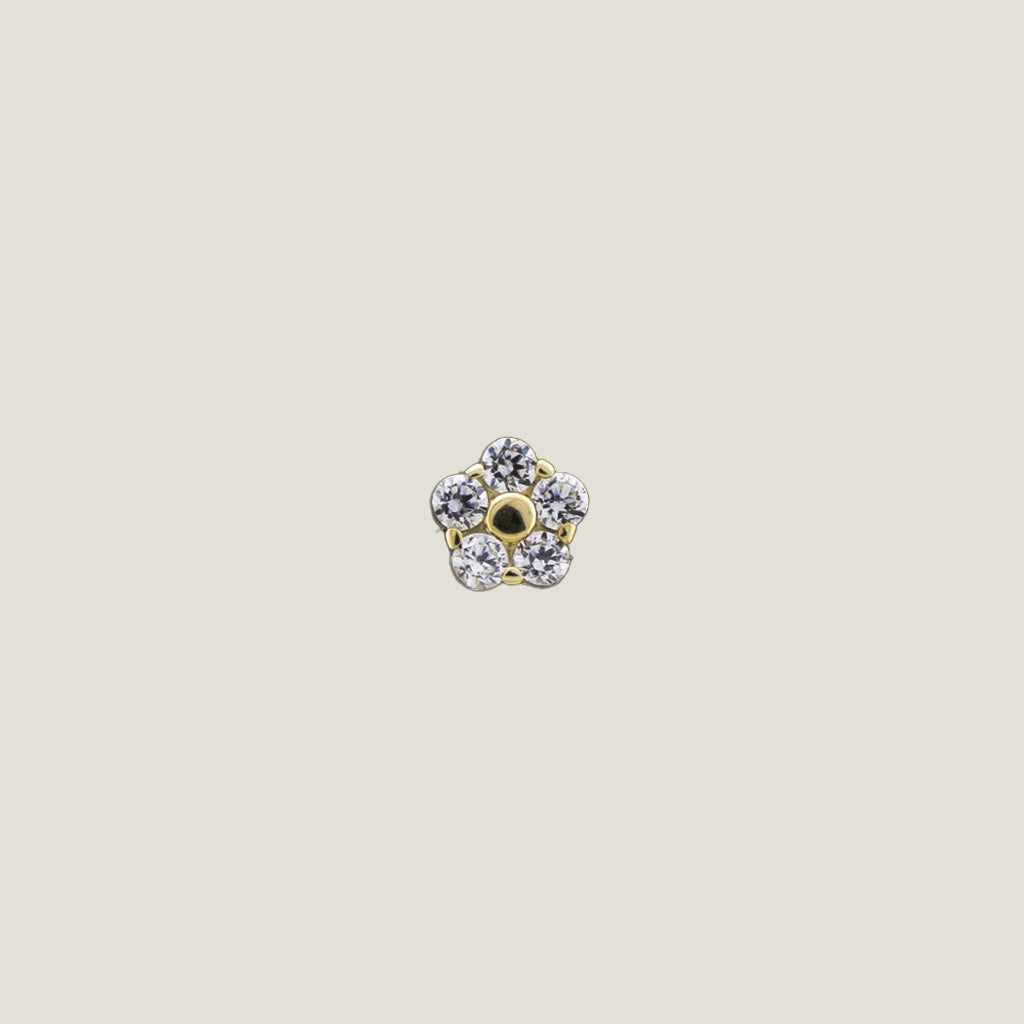 Sorella Floral Threadless End — 3mm