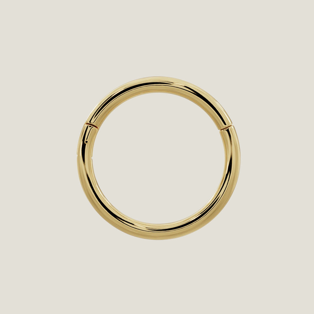 Gold Tone Implant Grade Titanium Hoop