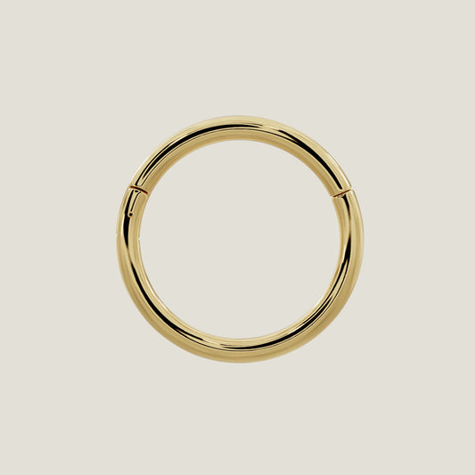 Gold Tone Implant Grade Titanium Hoop