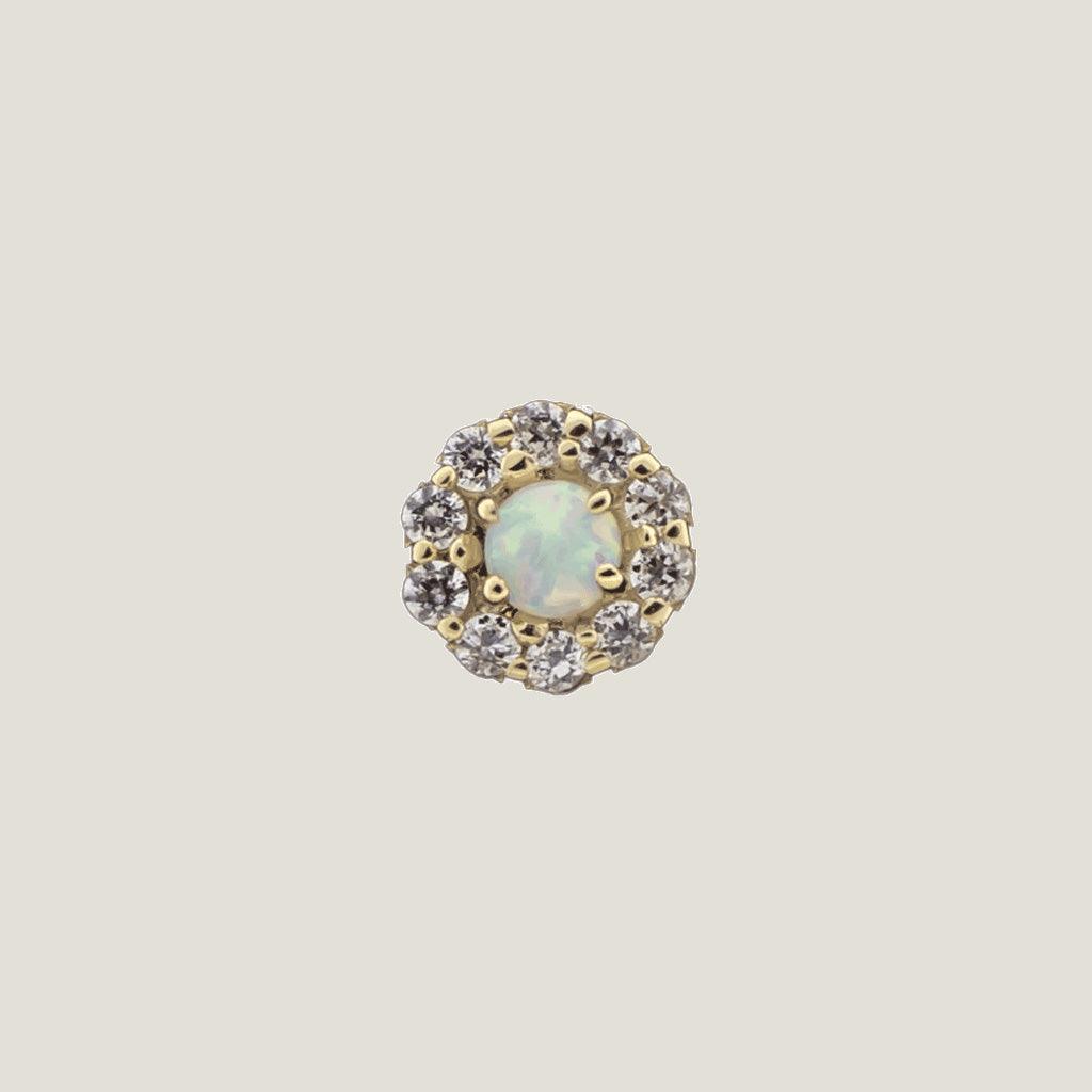 Liora - 14KT Gold Threadless End - Yellow Gold / 4mm