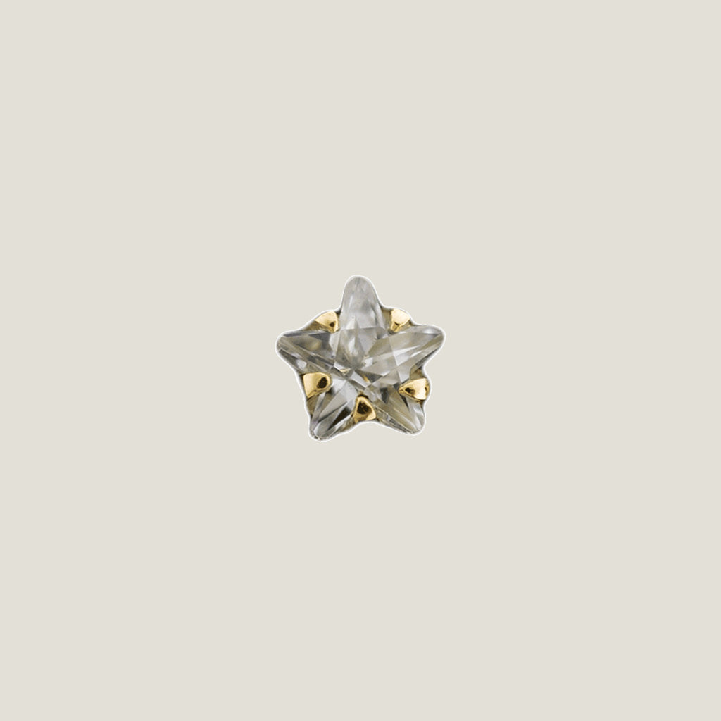 Celestia - 14KT Gold Threadless End - Yellow Gold / 3mm