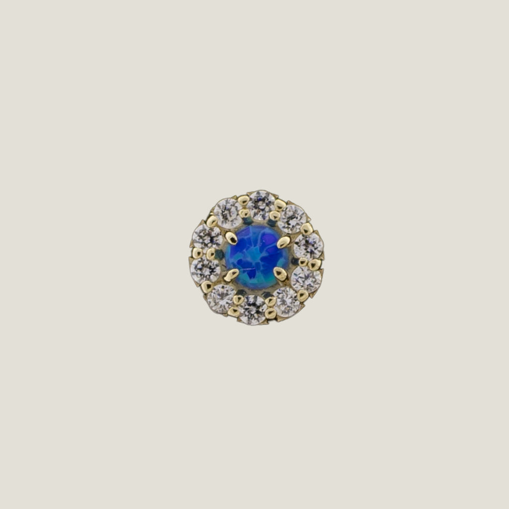 Liora - 14KT Gold Threadless End - Yellow Gold / 4mm